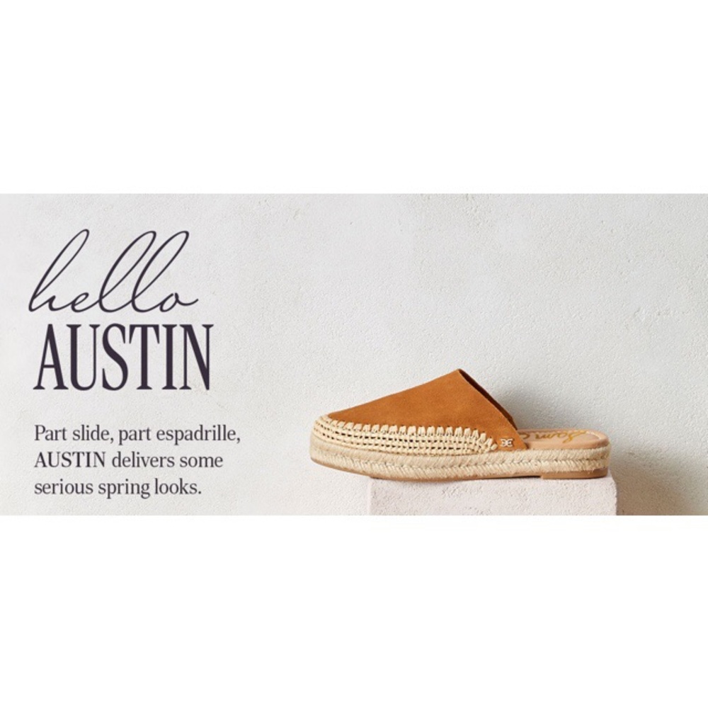 Sam Edelman Austin espadrille mules suede - Picture 3 of 7